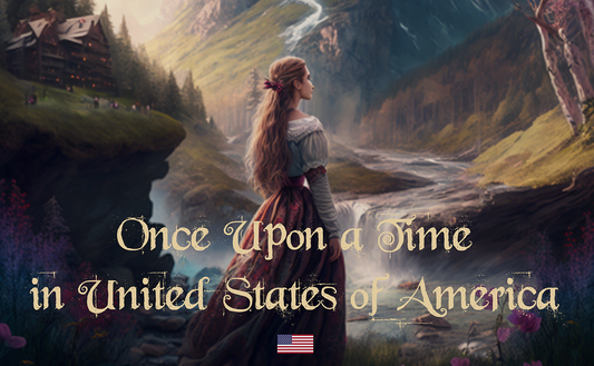 Fairy tale, tales, fantasy, children book, kids stories, fairy tale from USA, illustration. Embark on an unforgettable journey with Rose and experience the magic of &quot;Once Upon a Time in USA.&quot; Let this American fairy tale captivate your imagination and inspire the dreamer within